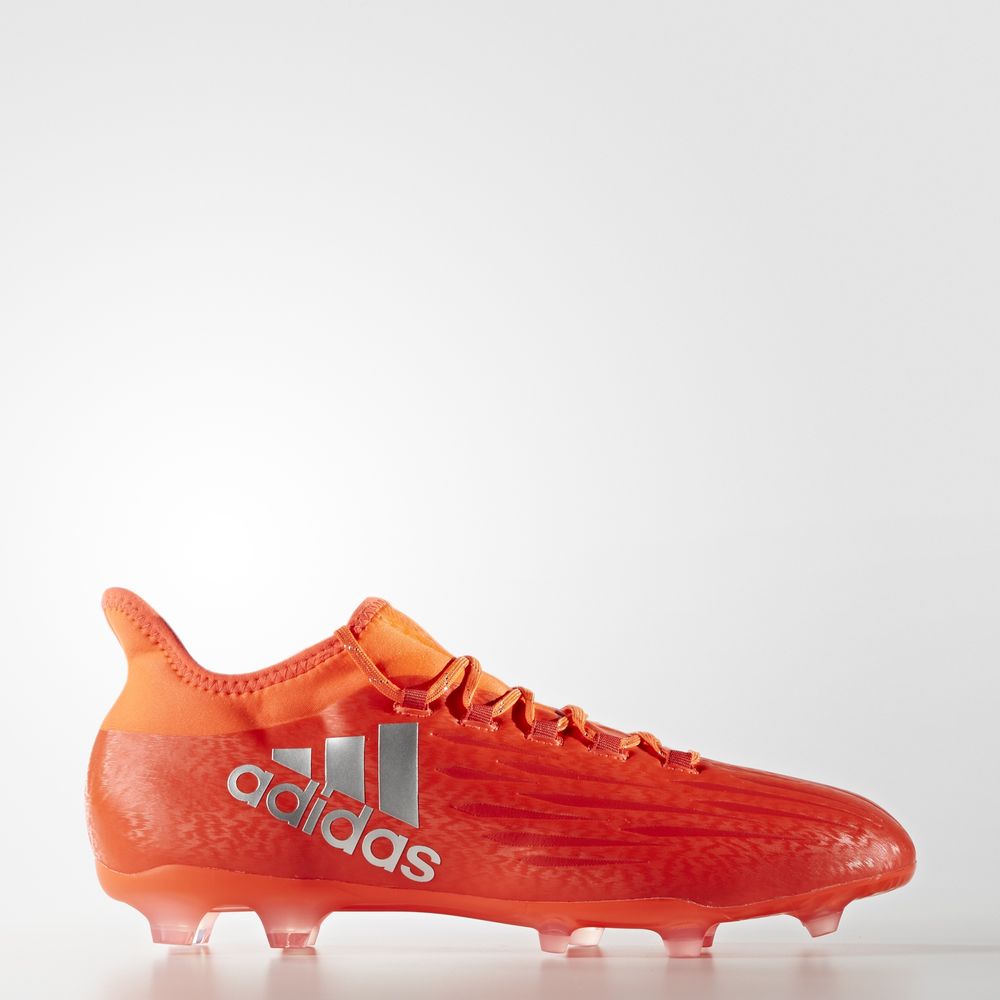 Adidas X 16.2 Firm Ground - ποδοσφαιρικα παπουτσια ανδρικα - Κοκκινα/Κοκκινα/Κοκκινα,Μέγεθος: EU 36